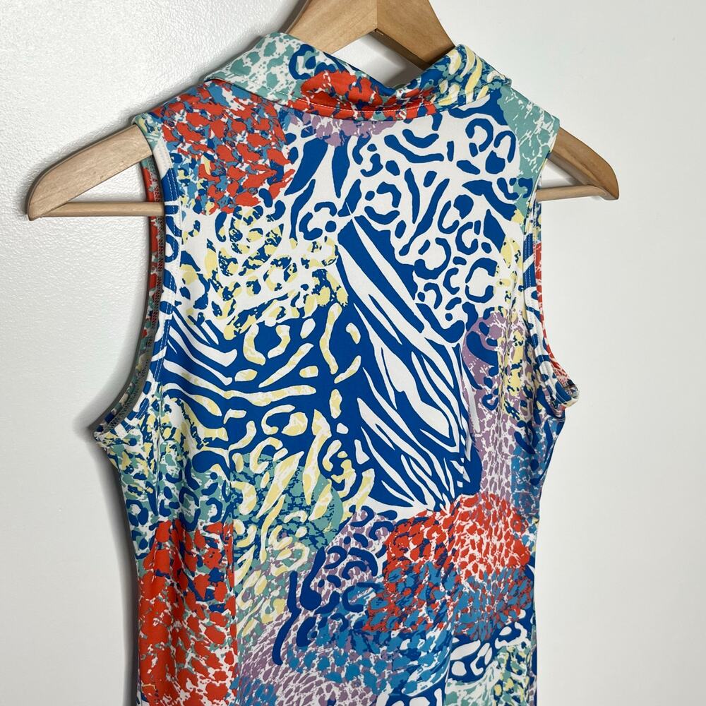 Tee 2 Sea Womens Shift Dress XS Blue Pockets Stretch Comfort Golf Tennis Outdoor - Picture 6 of 9